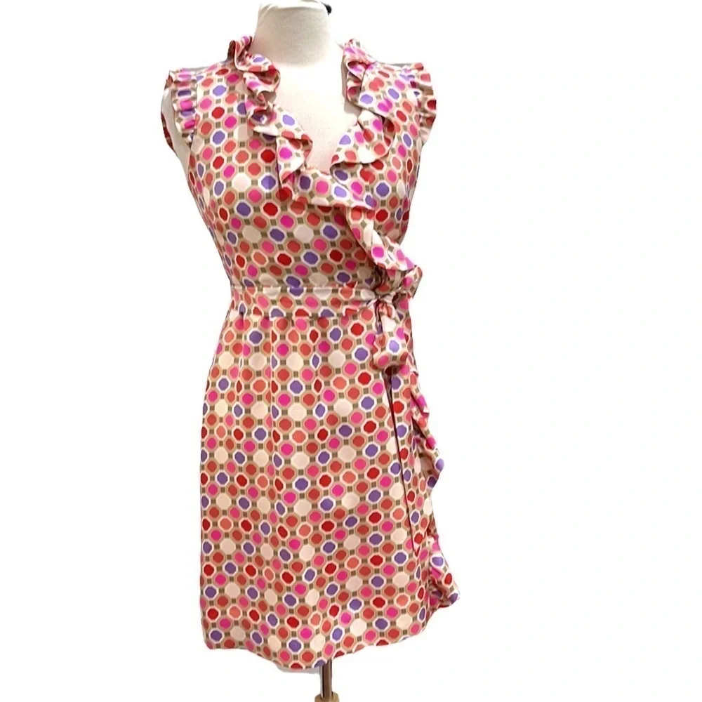 Kate Spade Pink and Orange Floral Dress